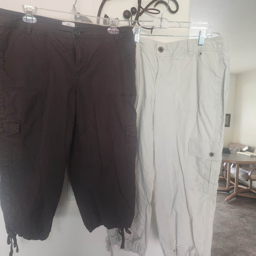 2 pr. Capri. Size 12. Tommy Hilfiger and St john bay